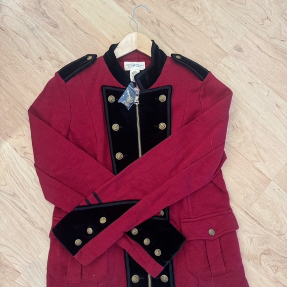 NWT Denim & Supply Ralph Lauren Military Jacket — Red & Black — Size XL - Picture 4 of 6